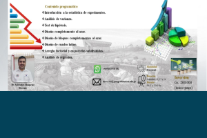 Curso de actualización de Estadística aplicada a agricultura
