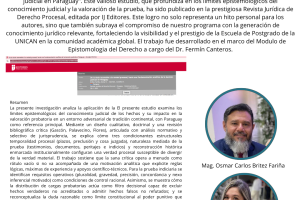 Publicación de artículo cientifico